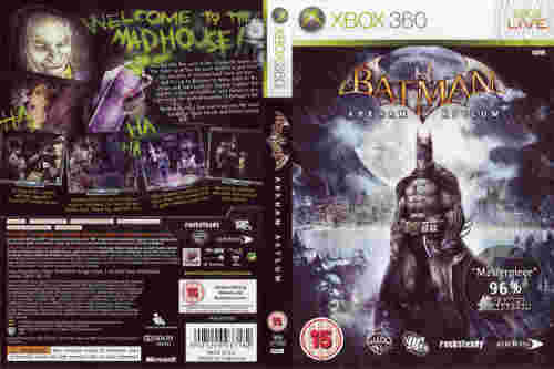 BATMAN ARKHAM ASYLUM  (Xbox 360)  -  Good condition !!!